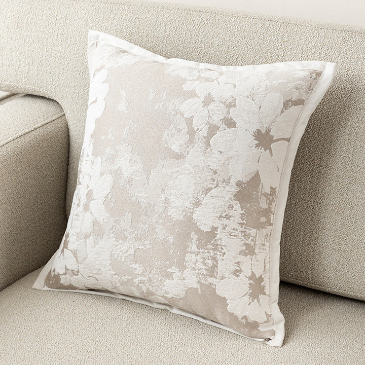 Layered Flower Accent Cushion