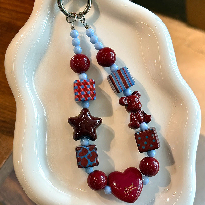Colorful Beaded Keychain Holder Kalsten 1790134999