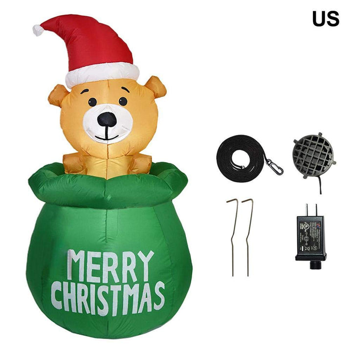 Inflatable Christmas Bear Decoration