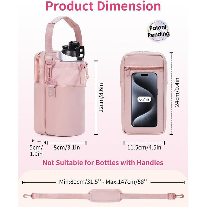 Practical bottle and accessory bag Kalsten