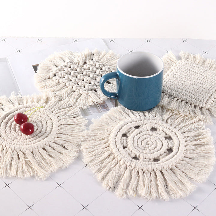 Crochet Fringe Coaster