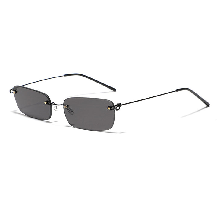 Ladies stylish rectangular sunglasses with high-quality metal frame Kalsten
