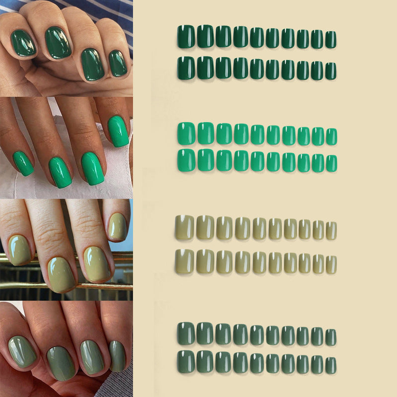 Elegant Press-On Nail Set with Natural Gloss Finish Kalsten
