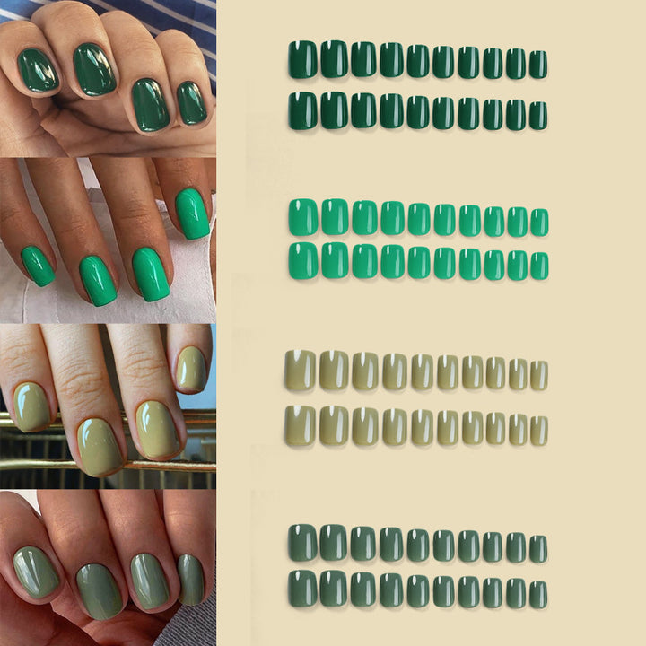 Elegant Press-On Nail Set with Natural Gloss Finish Kalsten
