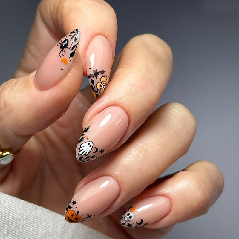 Artistic Themed Press-On Nail Design kalsten