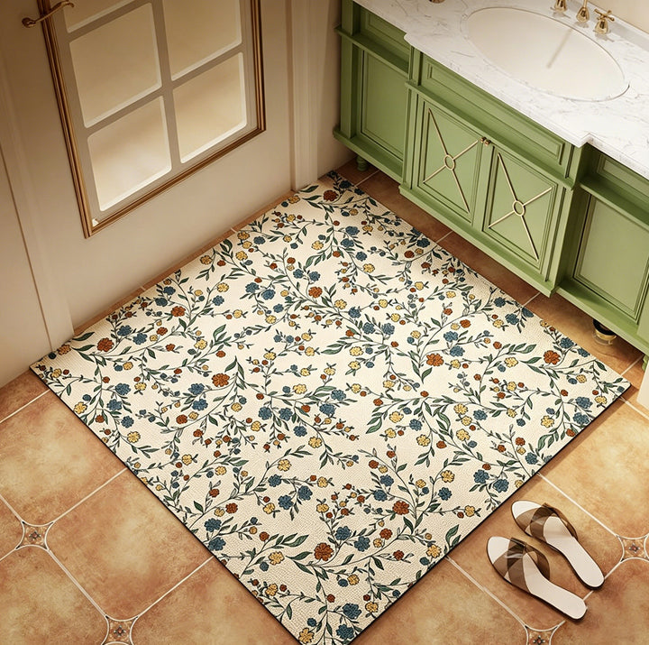 Floral Decorative Area Mat