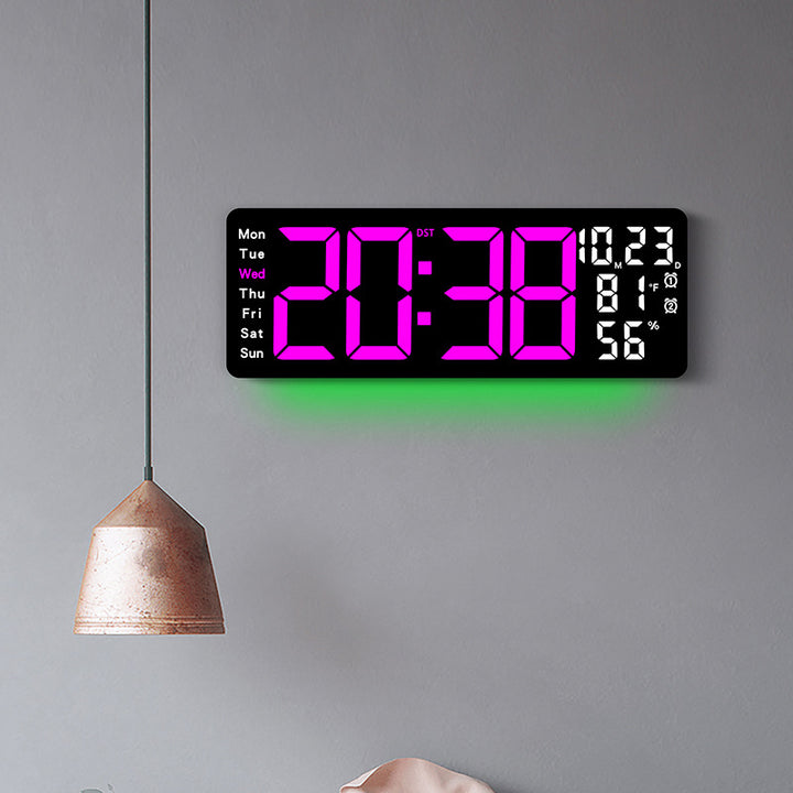 Digital Multi-Function Alarm Clock with Color LED Display Kalsten
