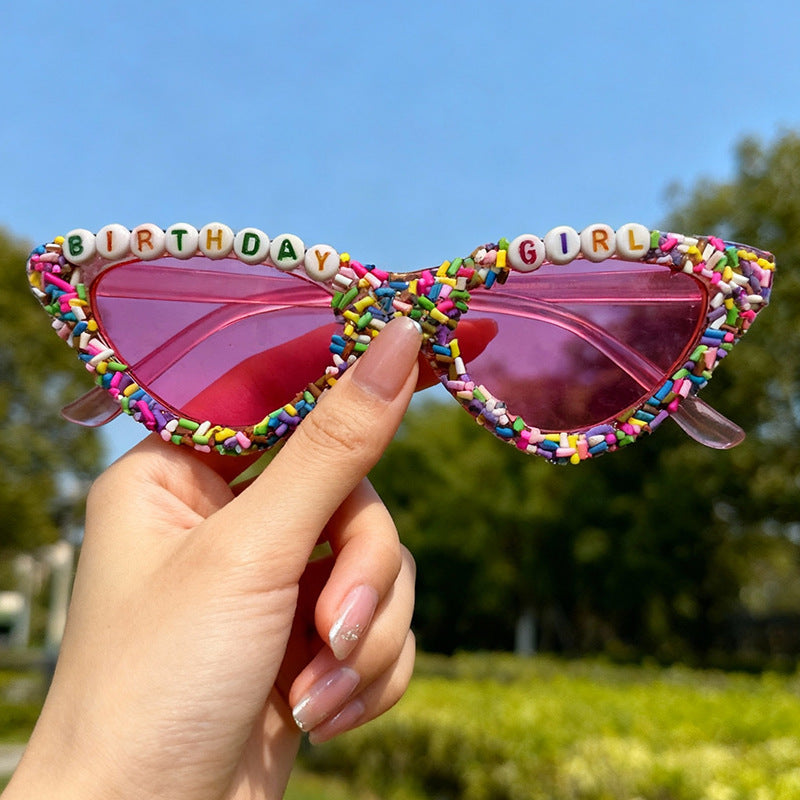 Fun-Themed Cat-Eye Sunglasses Kalsten