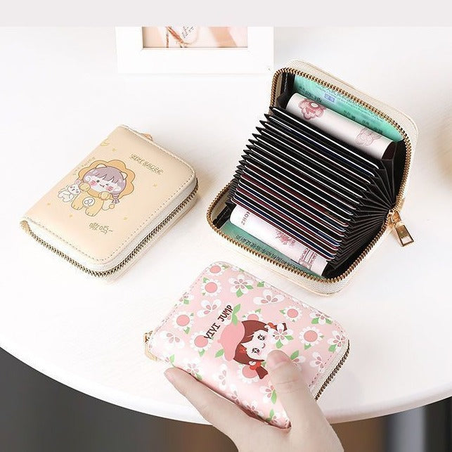 Cute Cartoon Character Zip Wallet Kalsten