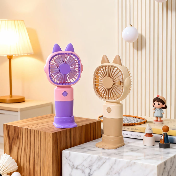 Ladies Portable USB Hand Fan with Playful Design Kalsten