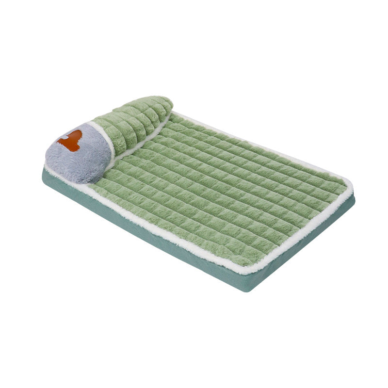 Plush Orthopedic  Mat   Dog Bed