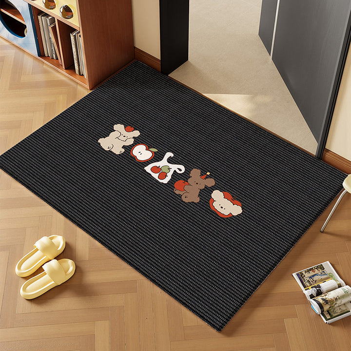 Playful Animal-Themed Indoor Mat