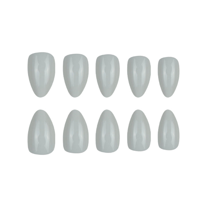 Elegant Glossy Almond-Shaped Press-On Nails Kalsten
