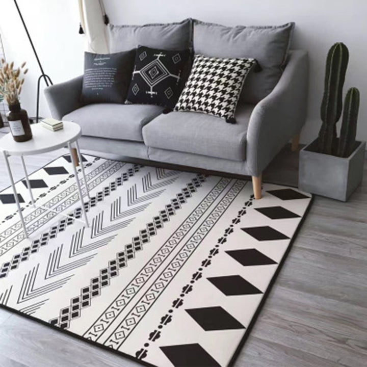 Geometric Pattern Area Rug  1787043766