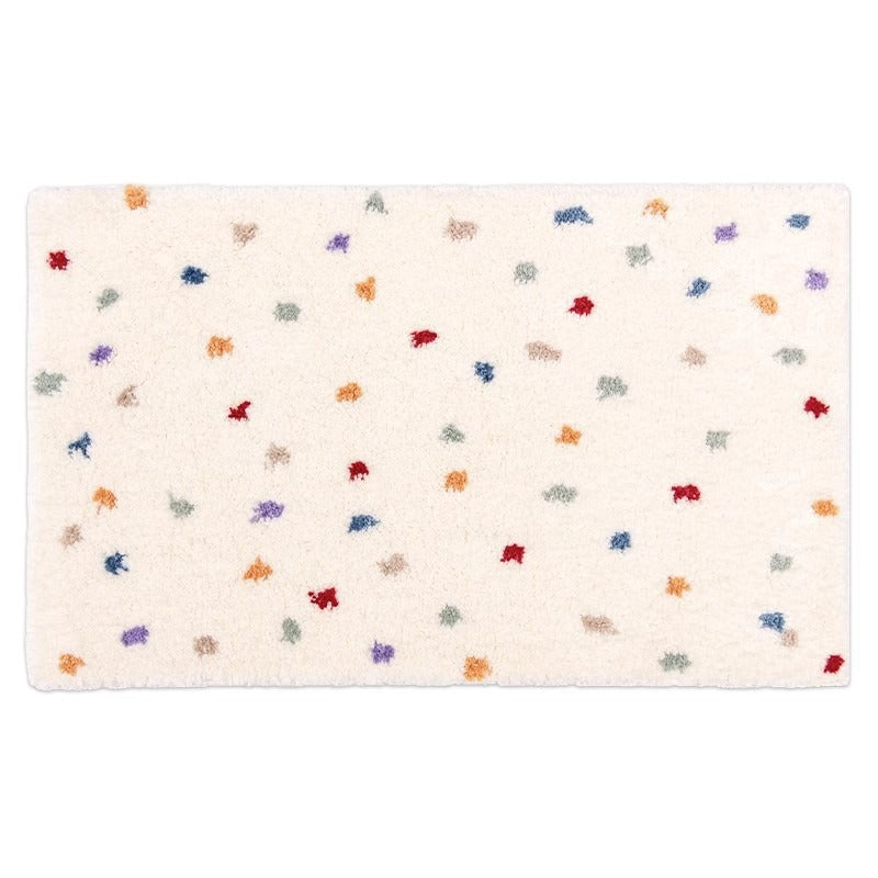 Cartoon Pig-Themed Bath Mat