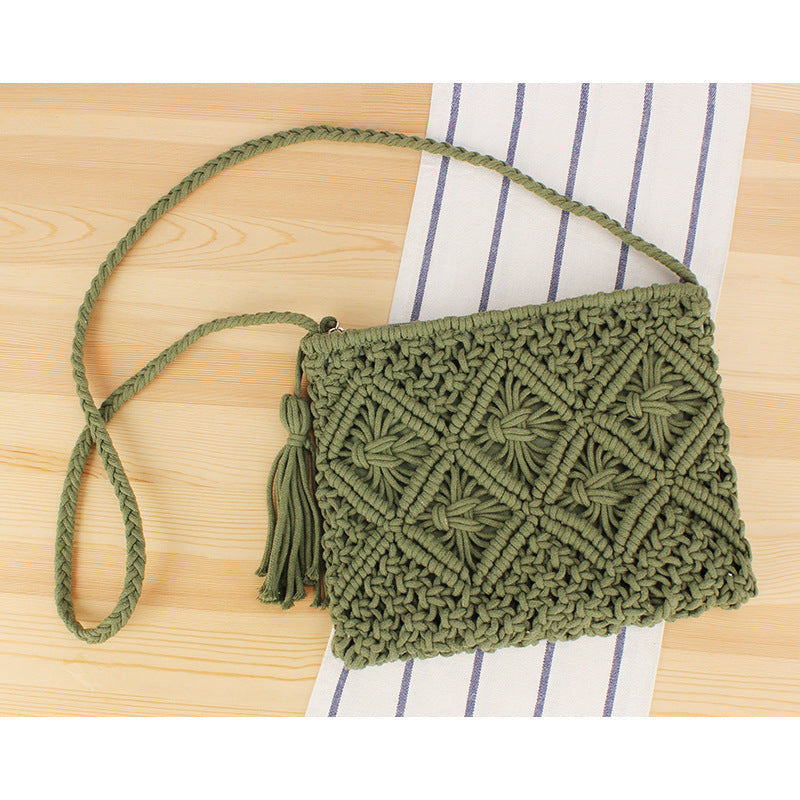 Hand-manipulated Macramé Crossbody Bag Kalsten