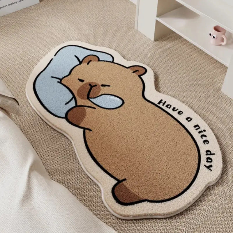 Panda-Themed Plush Area Rug