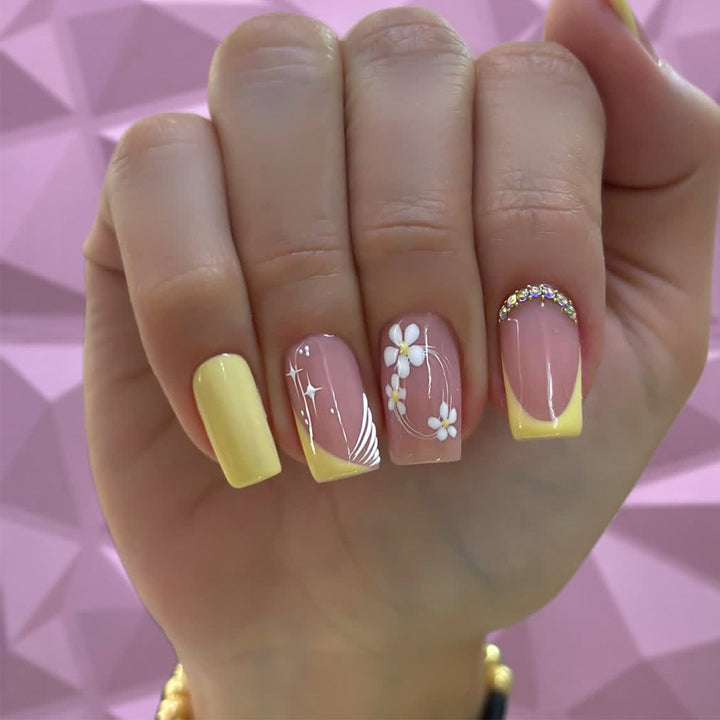 Artistic Floral Gel Nail Art Set Kalsten