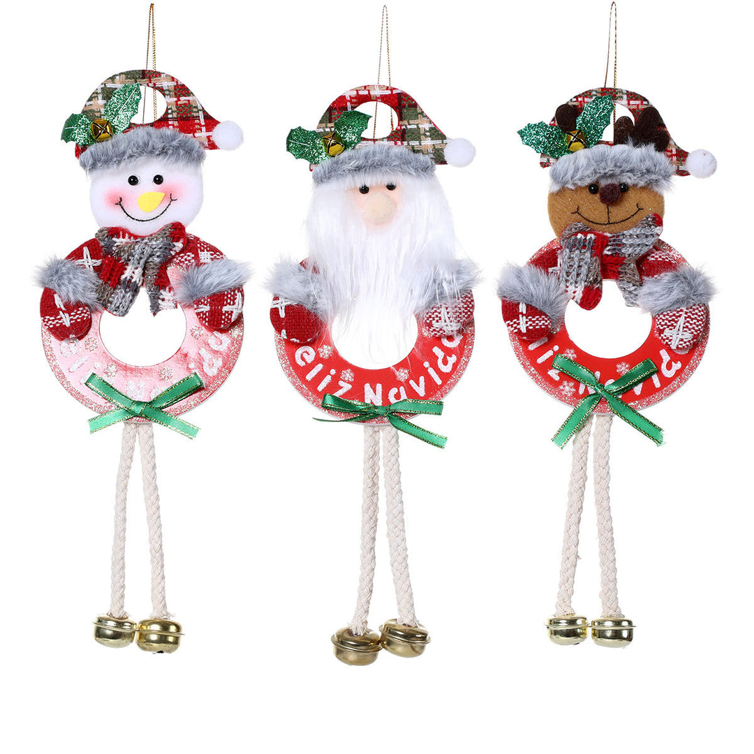 Decorative Santa Wreath Ornament Kalsten