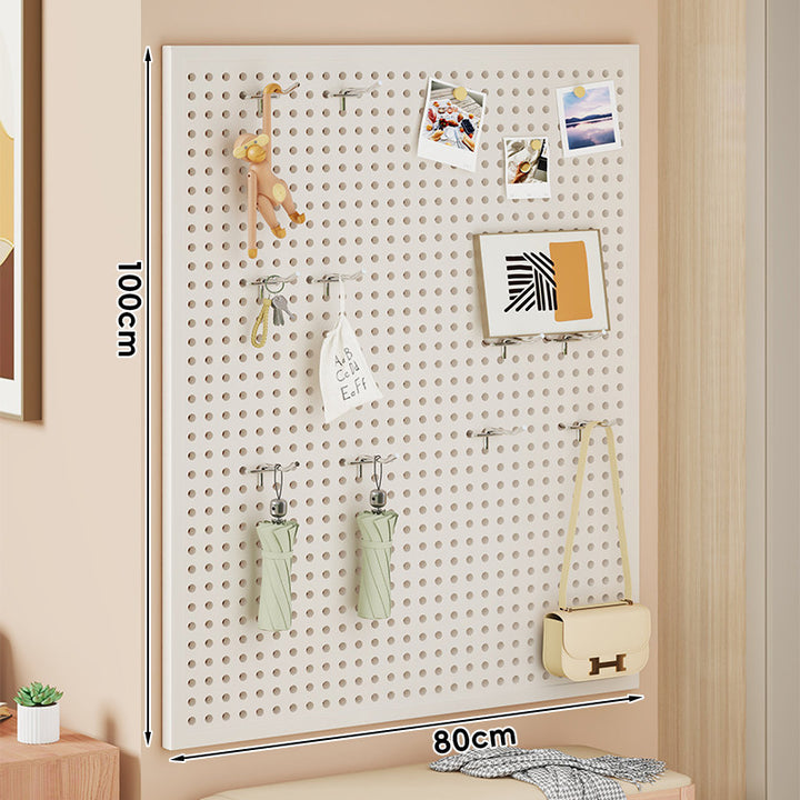 S-Shaped Offset Pegboard Utility Hooks with Support Post