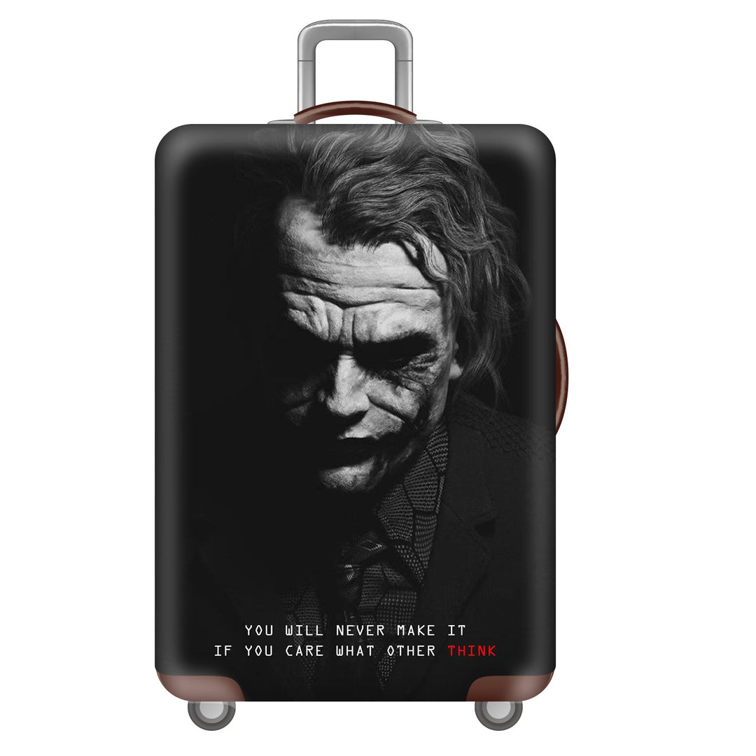Unisex Hard Shell Suitcase with Creative Travel Motif Kalsten