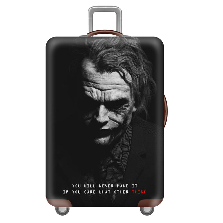 Unisex Hard Shell Suitcase with Creative Travel Motif Kalsten