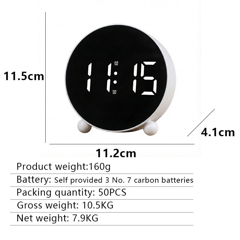 Digital Alarm Clock with Large LED Display and Temperature Display Kalsten