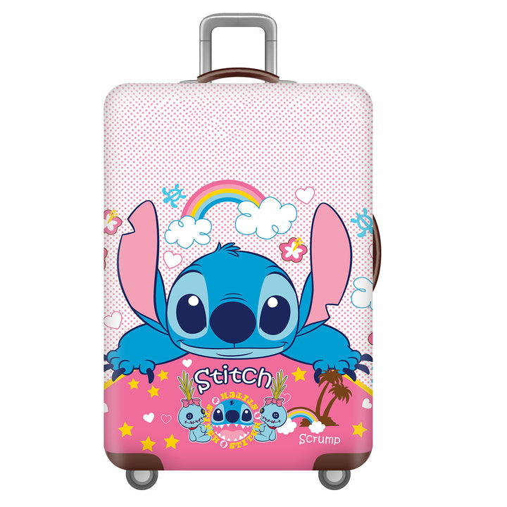 Unisex children's suitcase with reinforced hard shell, telescopic handle and Kuromi motif Kalsten