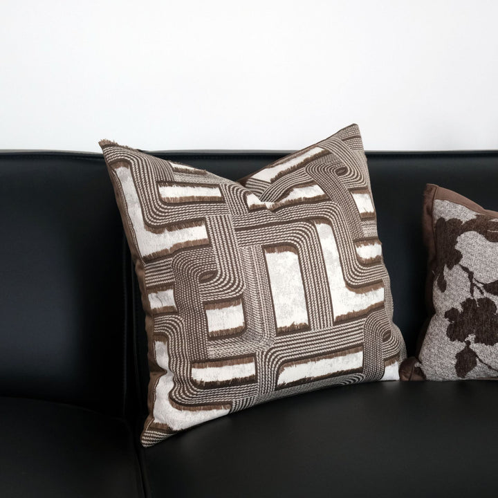 Textured Weave Accent Pillow for Living Room