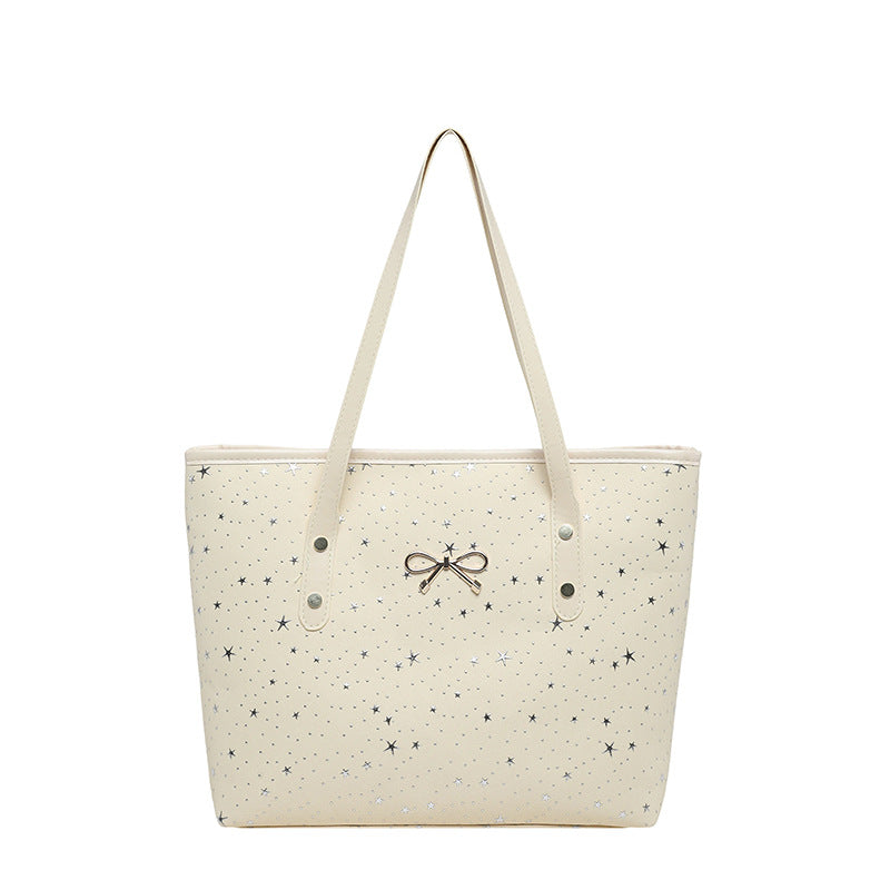 WoStylish Star-Embellished Tote Bag Kalsten