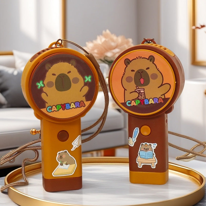 Portable Usb Mini Fan with Creative Capybara Design Kalsten