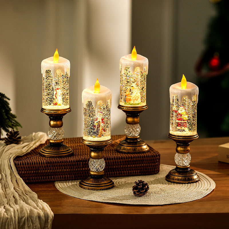 Christmas decoration lantern with snow globe Kalsten