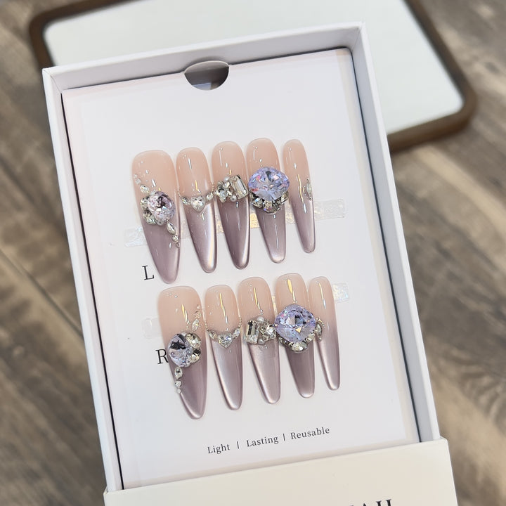 Glamorous Press-On Nail Art Set Kalsten