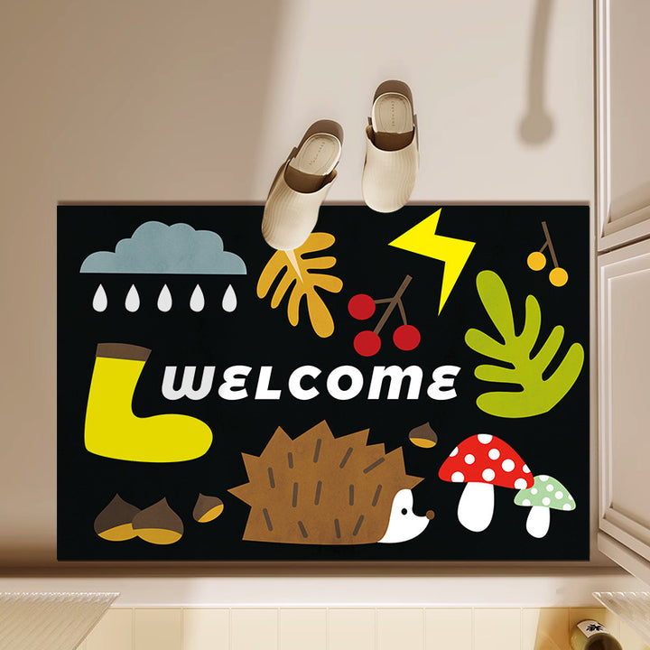 Fun-Themed Welcome Mat