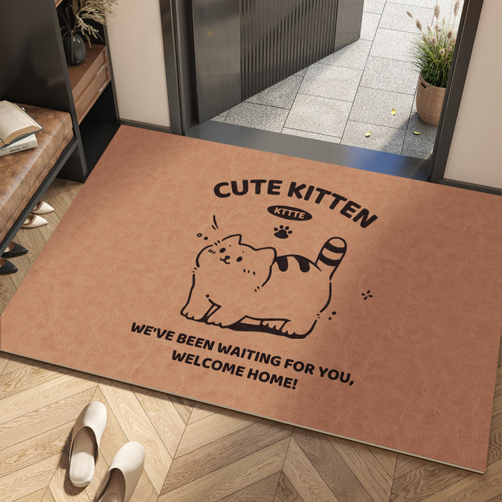 Pet-Themed Welcome Mat