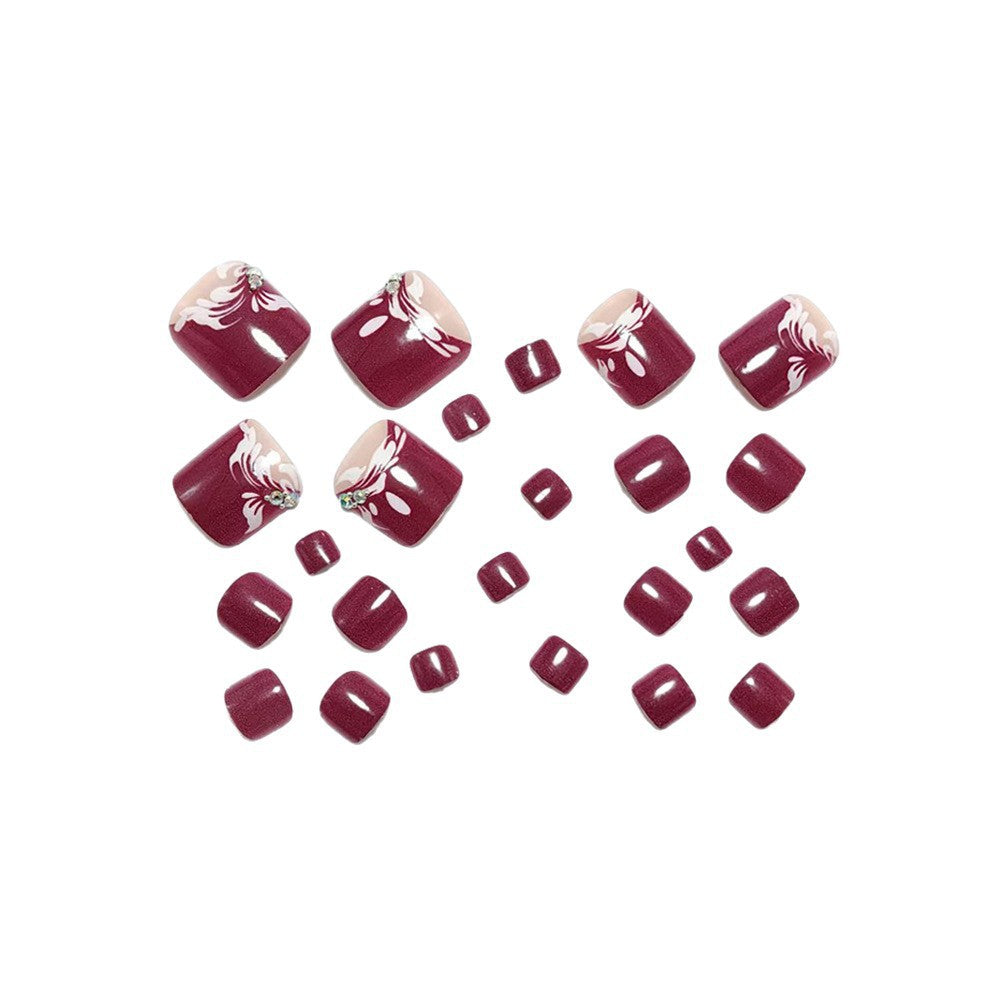 Elegant toenail art Kalsten