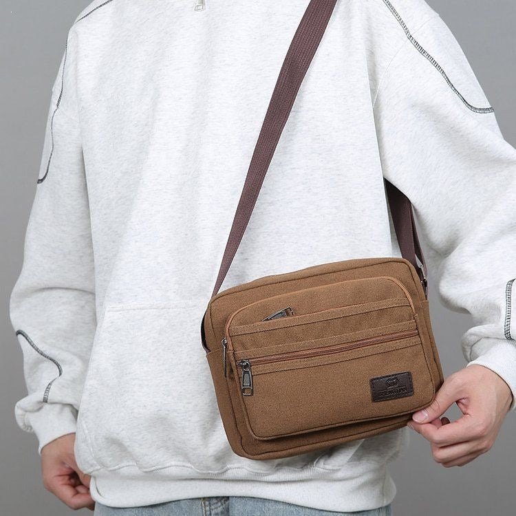 Shoulder Bag With Multiple Compartments And Adjustable Shoulder Strap Kalsten