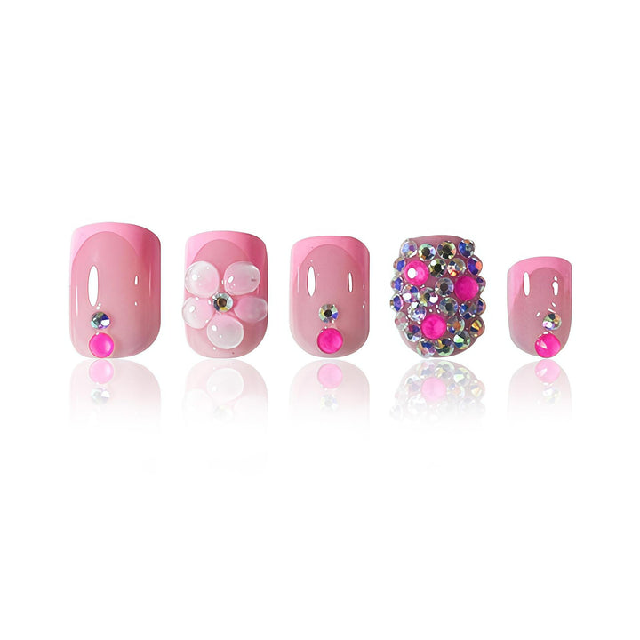 Artistic Floral Press-On Nail Set Kalsten 1787913642