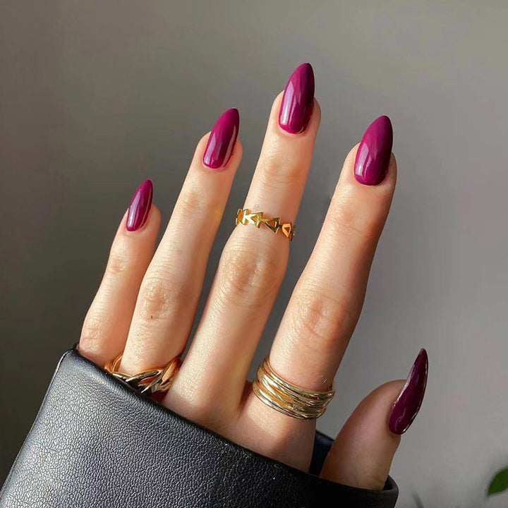 Elegant Acrylic Nails with High Gloss Finish Kalsten