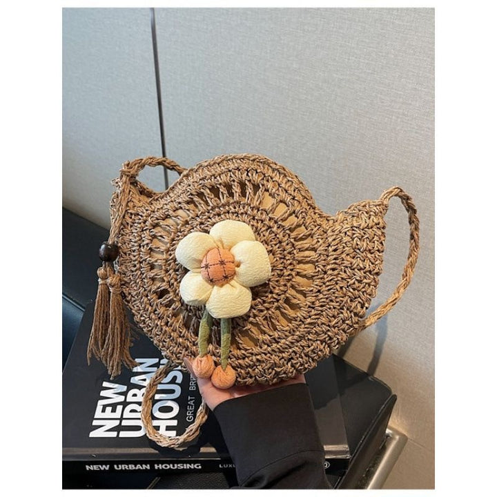 Hand-knotted flower-shaped bag Kalsten