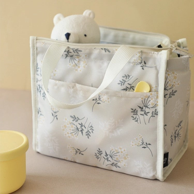 Insulated Floral Print Lunch Tote Kalsten