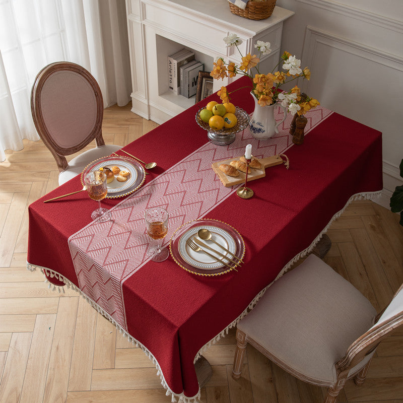 Decorative Fringed Table Runner