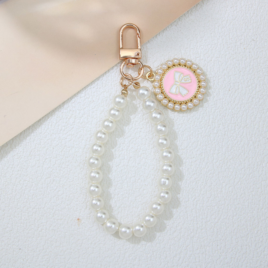 Elegant Pearl Beaded Keychain Kalsten