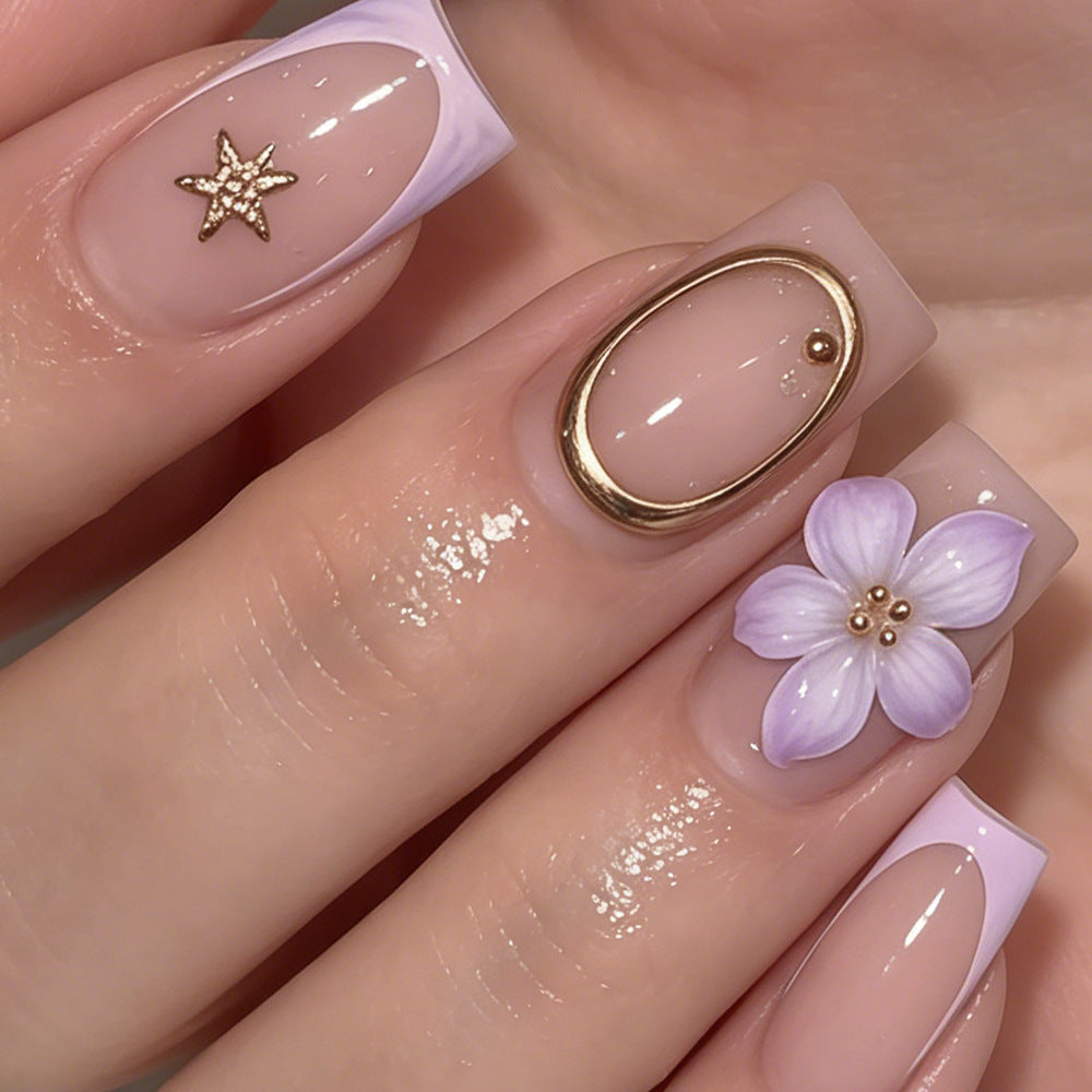 Artistic Press-On Nail Design Set Kalsten