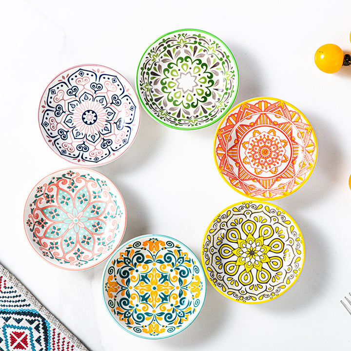 Decorative Patterned Serving Bowls