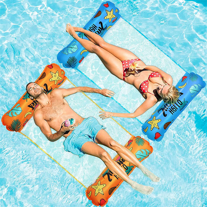 Women inflatable lounge with transparent net Kalsten