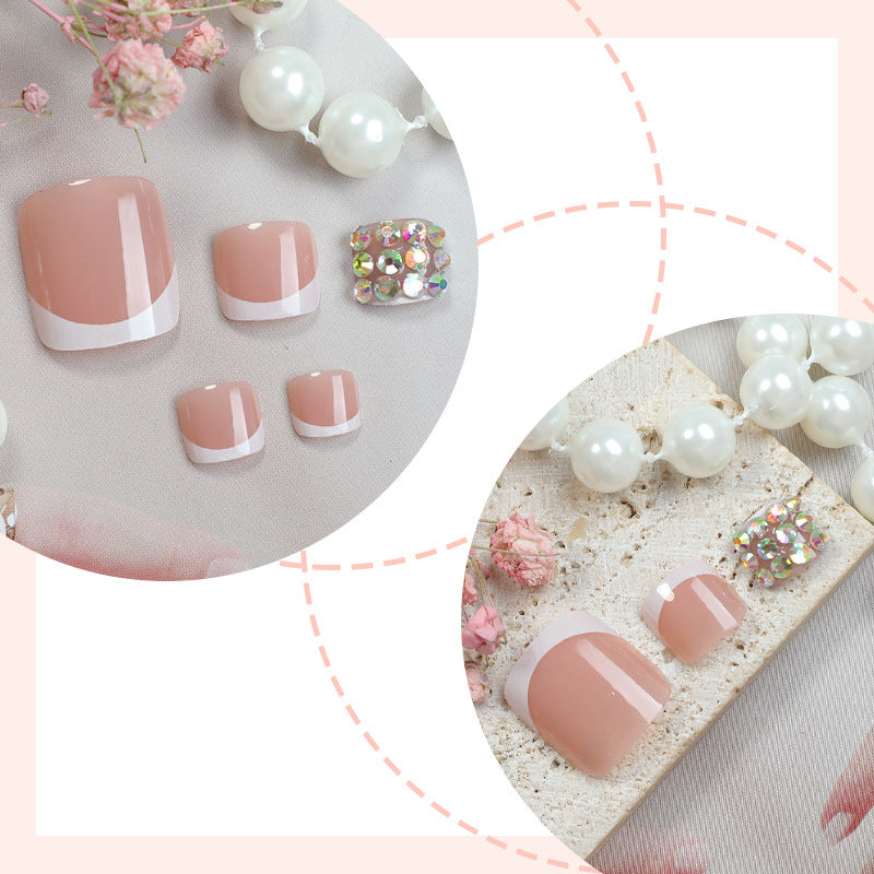 Artificial nail set with glamorous 3D decorations Kalsten