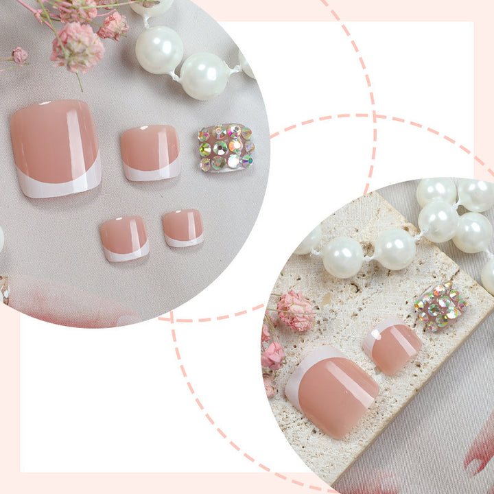 Artificial nail set with glamorous 3D decorations Kalsten