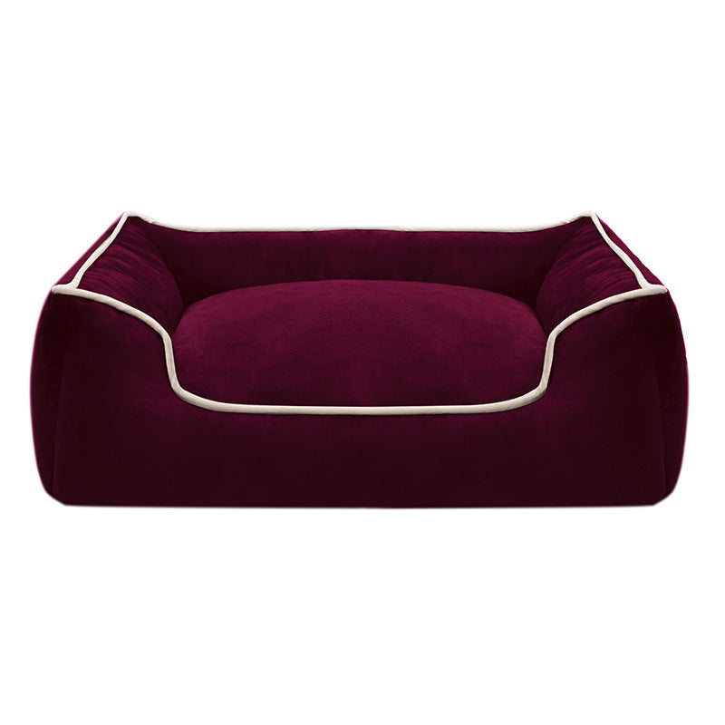 Premium Plush Bolstered Dog Bed