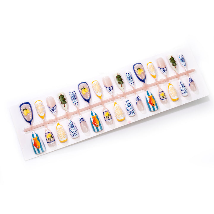Artistic Themed Press-On Nail Set Kalsten